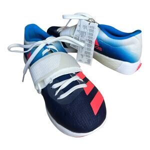 Adidas Adizero Navy Orange Track Shoes + Spikes Sneakers Women's Size 7.5" NWT